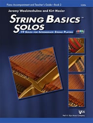 String Basics Solos, Book 2 Conductor/Piano Book string method book cover